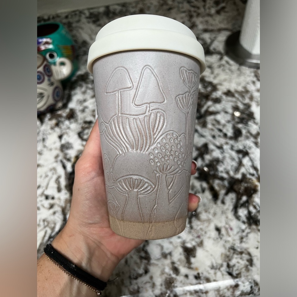 Mushroom coffee mug